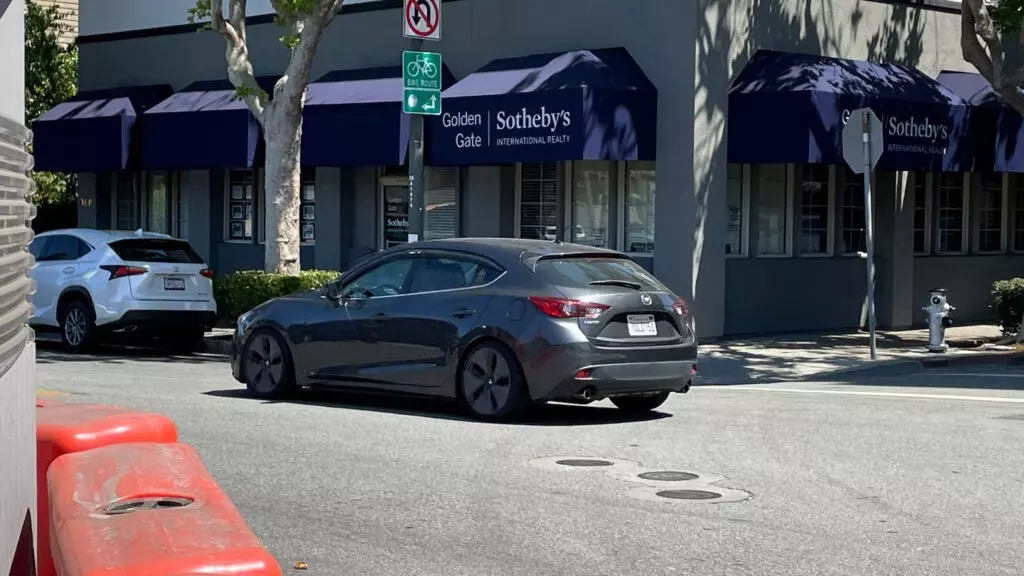 Mazda 3 With Tesla Model 3 wheels