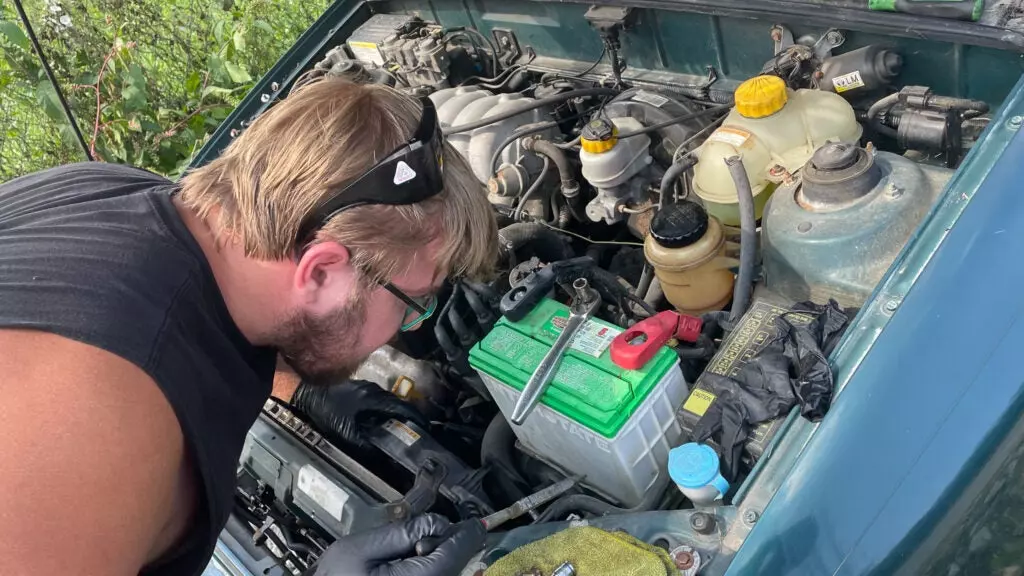 My First Trip in the $800 Daewoo Involved Building a Makeshift Power Steering Line on the Side of the Road