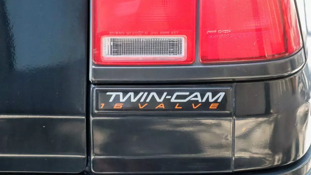 Chevy Nova Twin Cam Badge Close Up