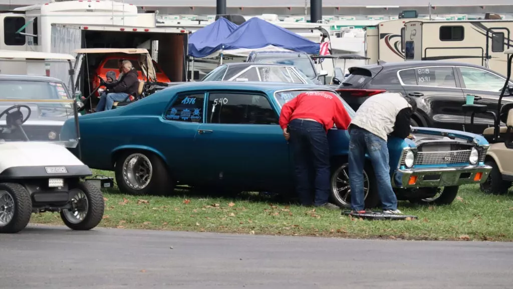 Chevelle being worked on