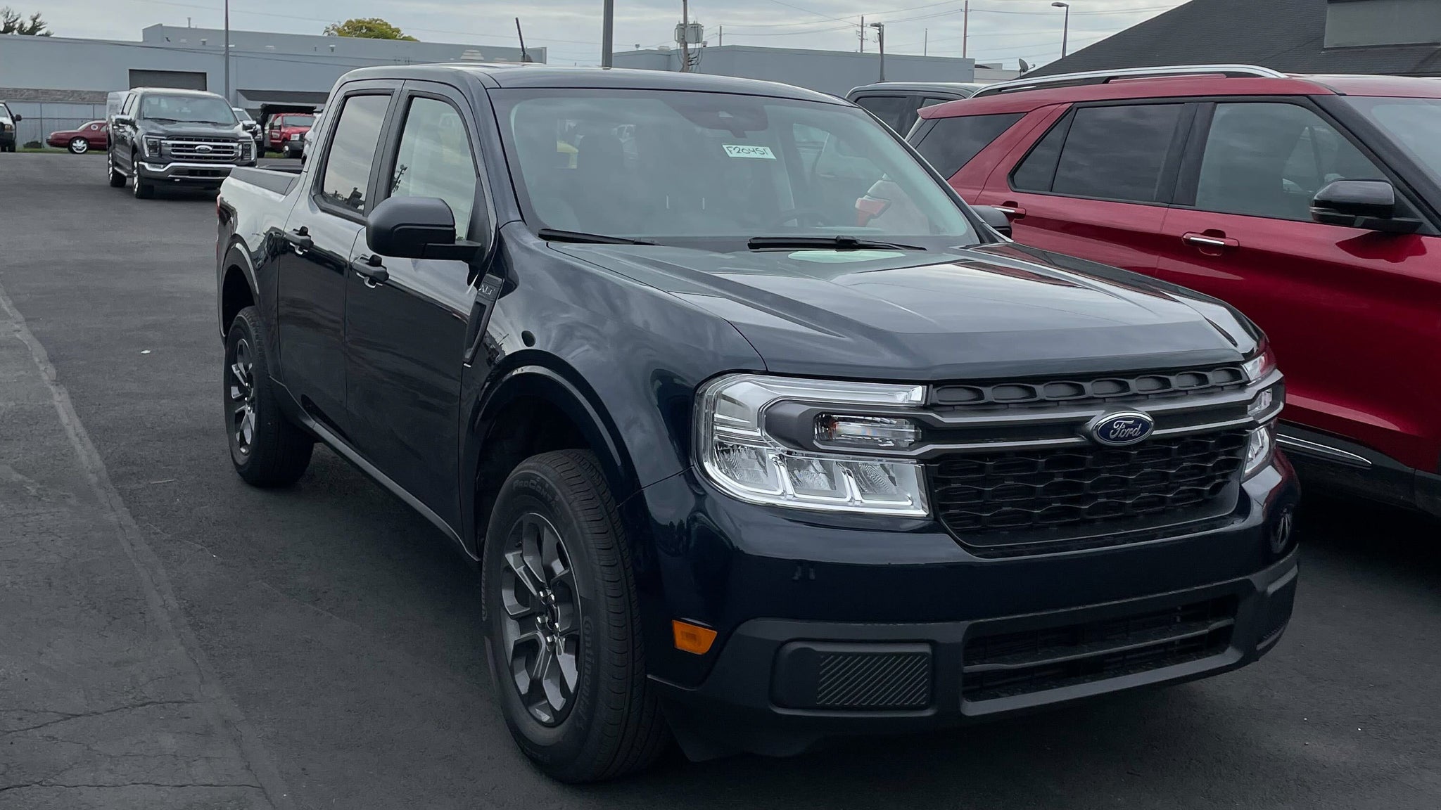 Ford Maverick Hybrid on dealer lot