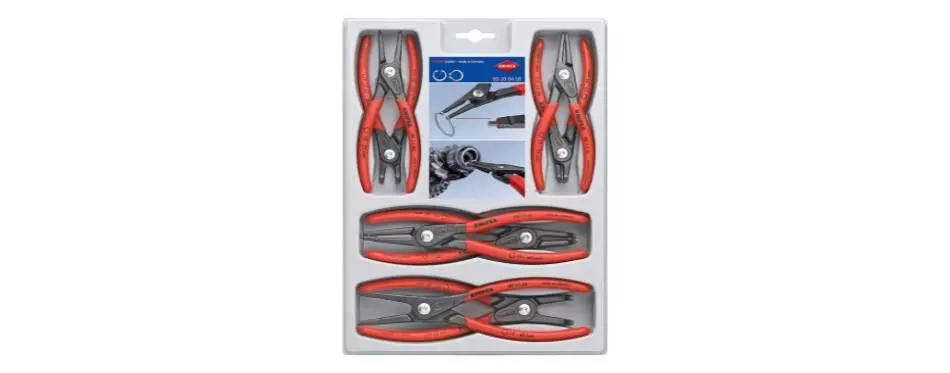 Knipex 8-Piece Snap-Ring Plier Set