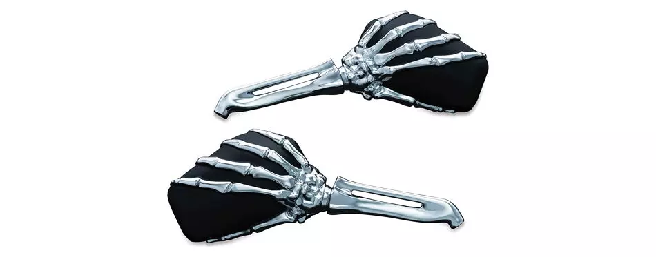 Kuryakyn Skeleton Hand Mirrors