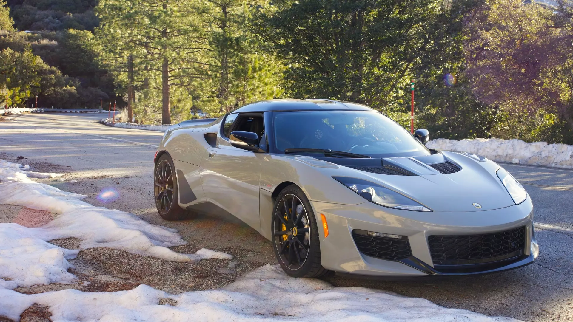 The Lotus Evora GT Blooms in the Mountains