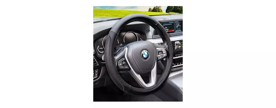 Magnelex Microfiber Leather Steering Wheel Cover