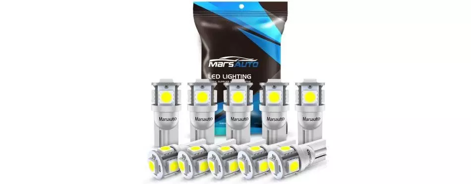 Marsauto Ten Pack LED Light Bulb Kit