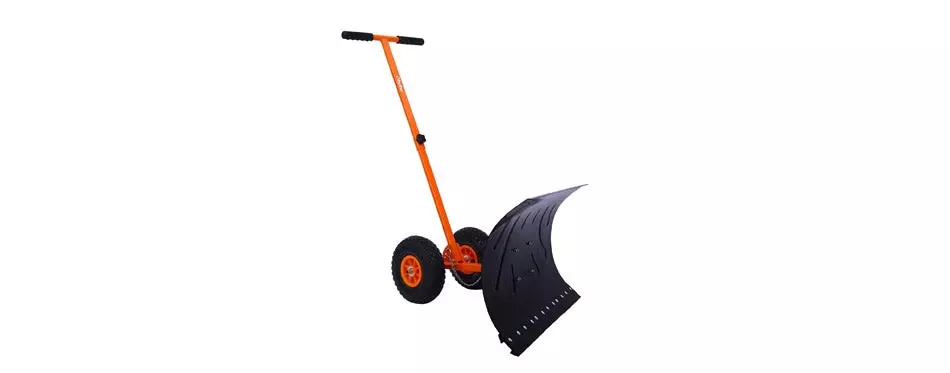 Ohuhu Adjustable Wheeled Snow Shovel