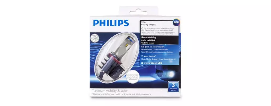 Philips 12834UNIX2 X-tremeVision LED Fog Light
