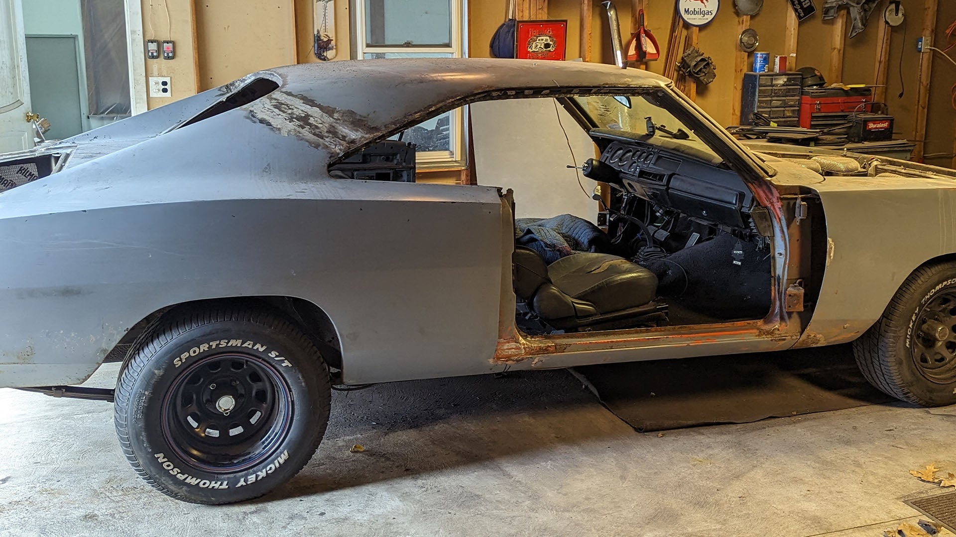 1969 Dodge Charger roof repair 
