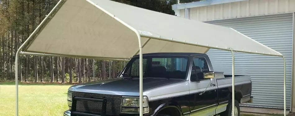 Quictent 20'x10' Heavy Duty Carport Car Canopy