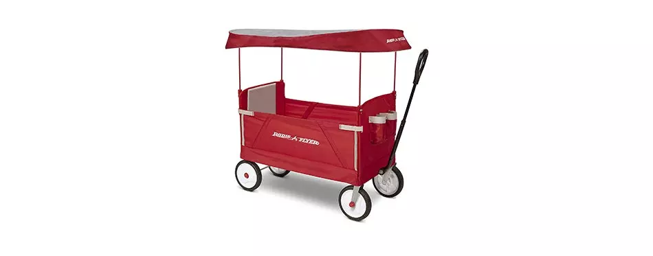 Radio Flyer 3-in-1 EZ Folding Outdoor Collapsible Wagon