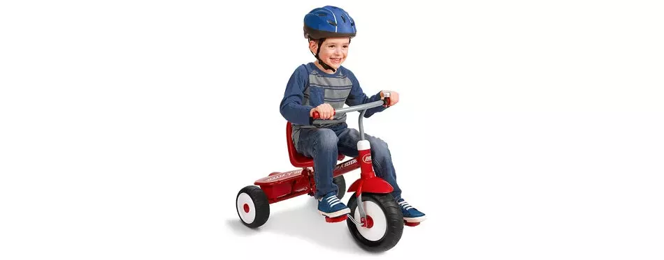Radio Flyer Deluxe Steer and Stroll Toddler Tricycle