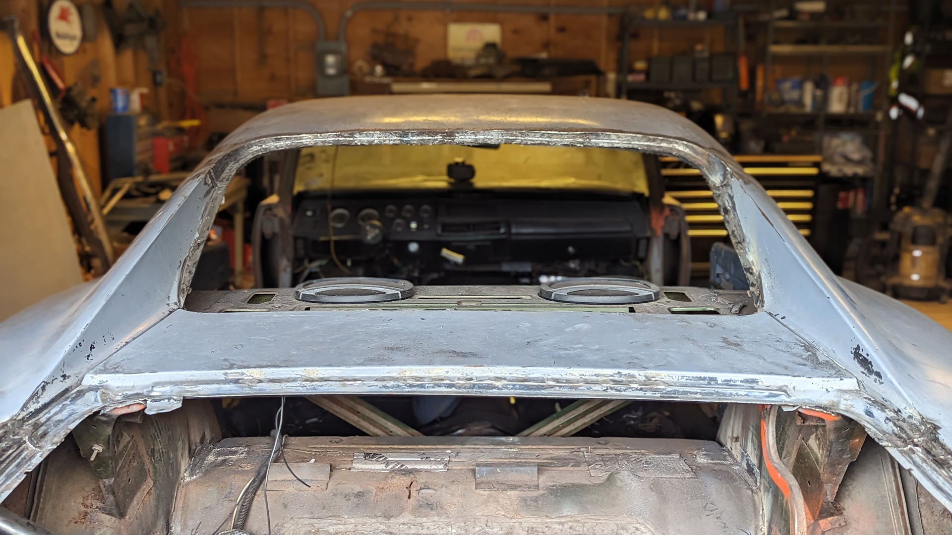 1969 Dodge Charger roof repair