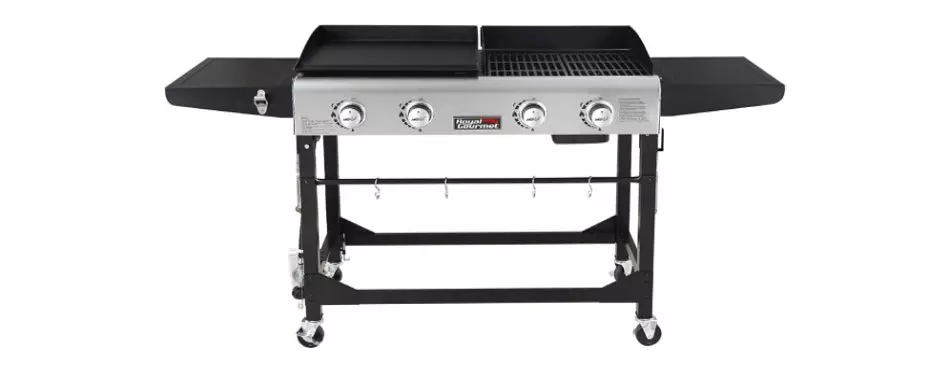 Royal Gourmet GD401 Portable Propane Gas Grill and Griddle Combo