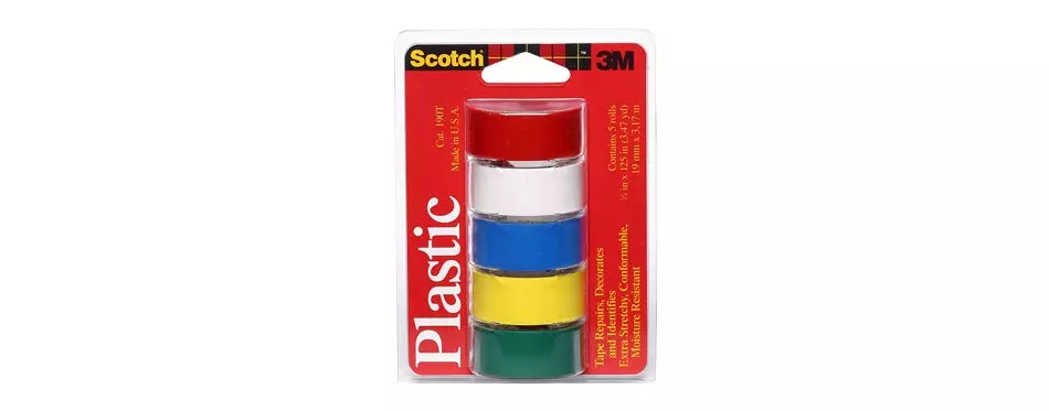 Scotch Super Thin Waterproof Vinyl Plastic Colored Tape 1