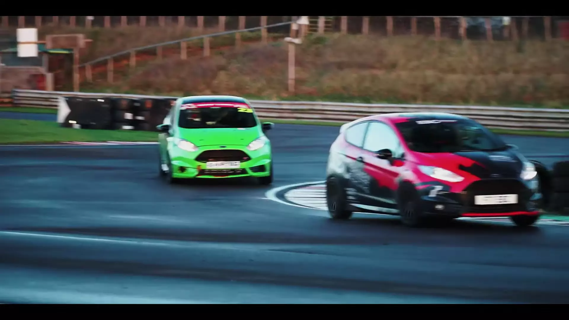 A Ford Fiesta ST Track Battle Is Extra Entertaining With a Real Announcer