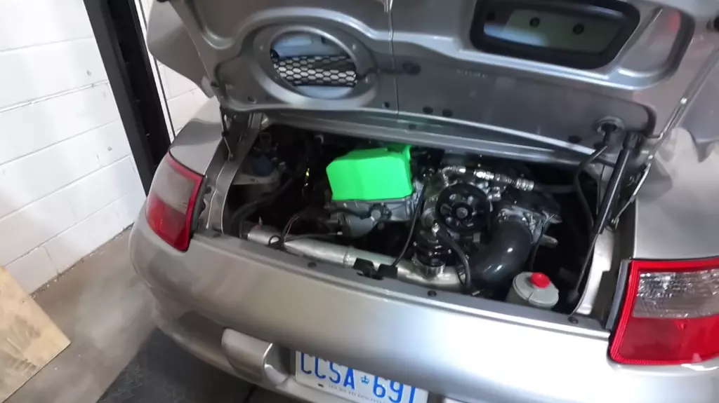 Somebody Actually Went and Honda K24-Swapped a Porsche 911