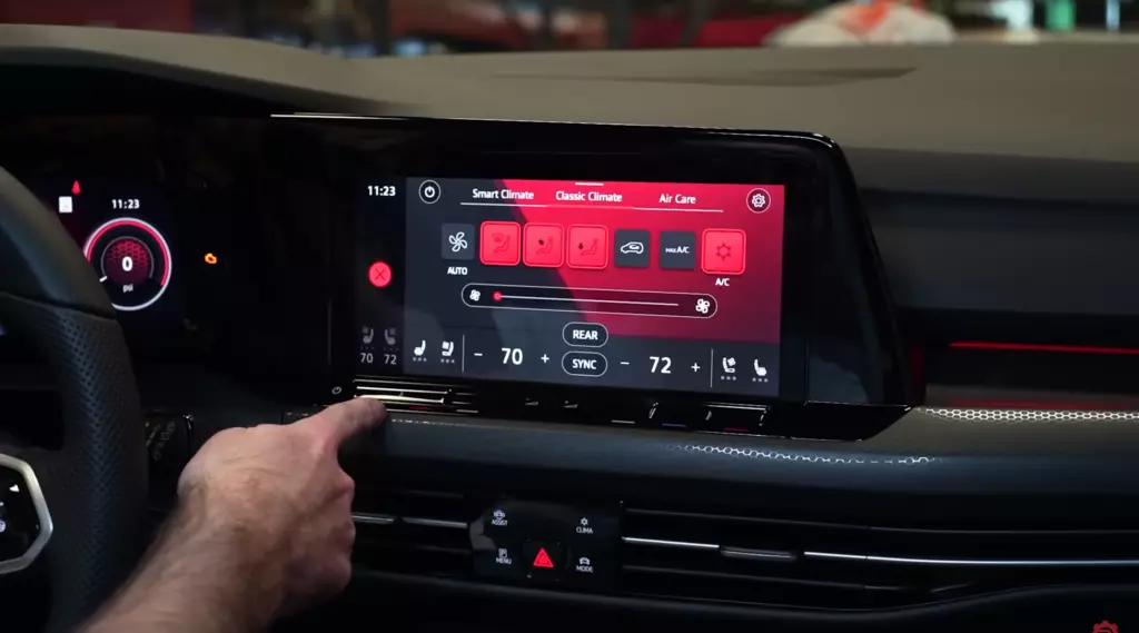 This Breakdown of the 2022 Volkswagen GTI UI Suggests the Touch Buttons Might Not Be So Bad