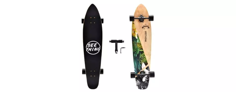 Seething Longboard Complete Cruiser Pintail