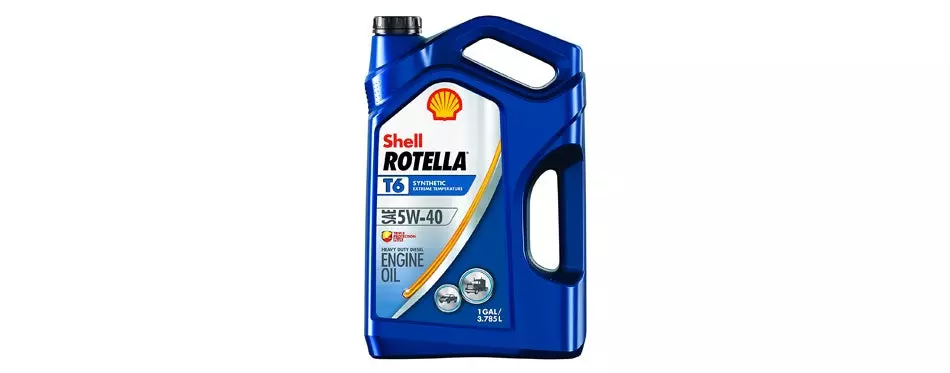 Shell ROTELLA T6 5W-40 Full Synthetic Diesel Engine Oil