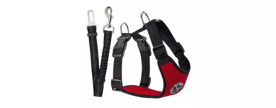 SlowTon Dog Car Harness & Dog Seat Belt
