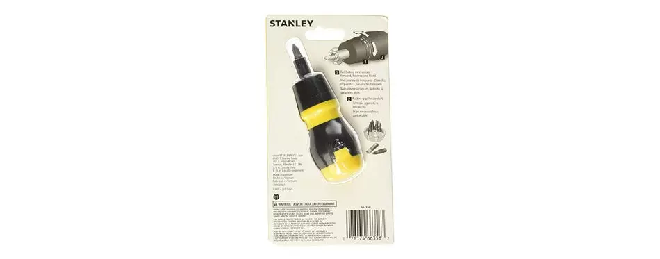 Stanley Stubby Ratcheting Screwdriver