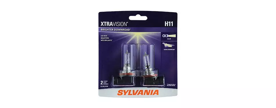 Sylvania H11 XtraVision High-Performance Halogen Headlight Bulb