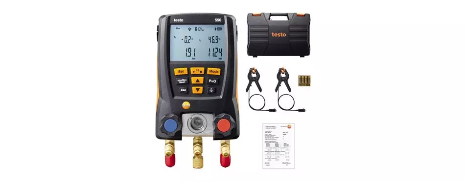 Testo Digital Manifold Micron Gauge Kit