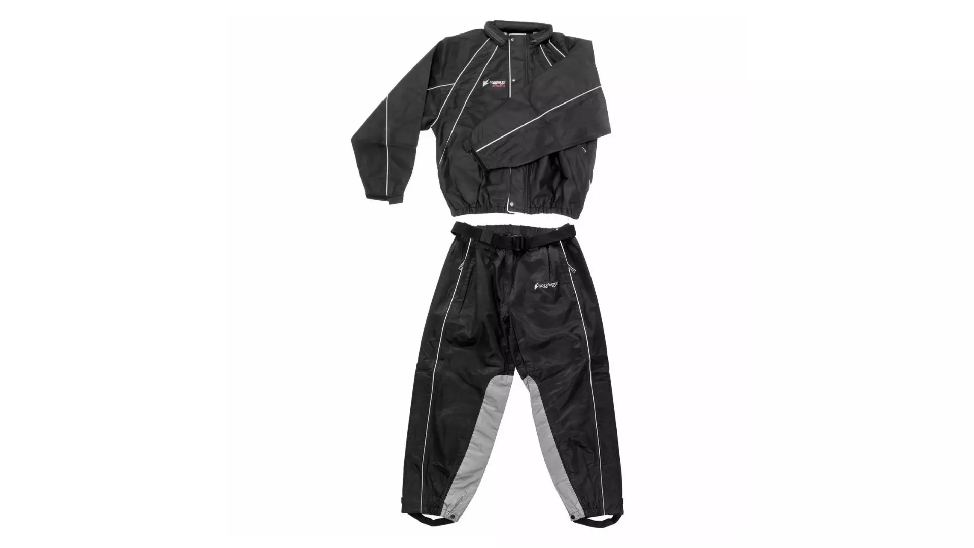 Frogg Toggs Hogg Togg Black Rain Suit with Heat Resistant Leg Liners