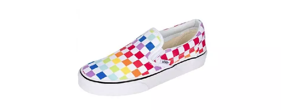 Vans Unisex Slip-On Rainbow Chex Skate Shoe