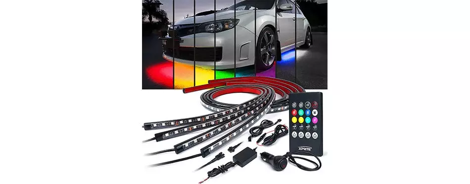Xprite Car Underglow Strip Lights Kit