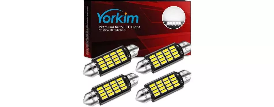 Yorkim Four Pack of Super Bright LED Bulbs