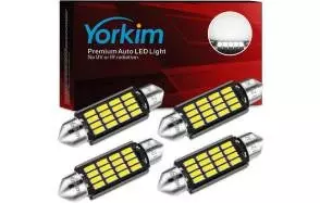 Yorkim Four Pack of Super Bright LED Bulbs