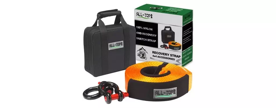 all-top heavy duty tow strap recovery kit