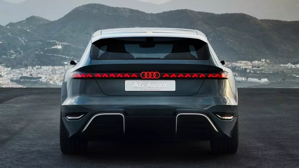 The Audi A6 Avant e-tron Concept Has Customizable Taillights