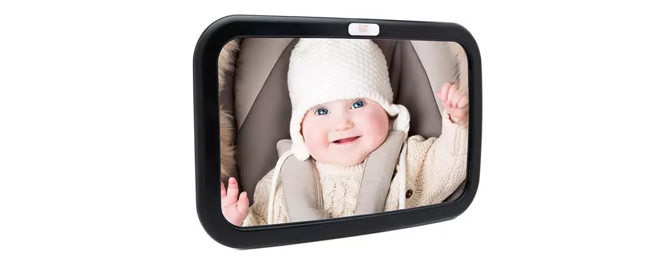 baby car mirror by baby caboodle