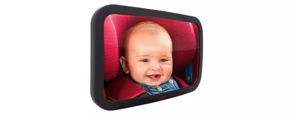 baby mirror for car by lusso gear