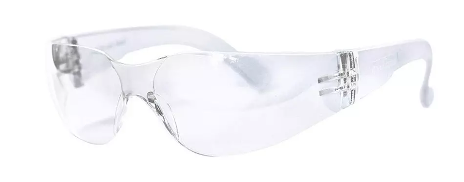 bison life safety glasses clear protective polycarbonate lens