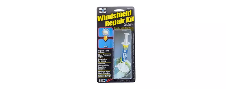 blue star windshield repair bundle kit