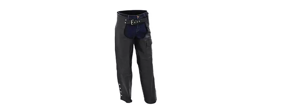 BNF Leather Motorcycle Chaps