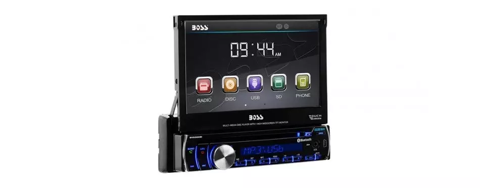boss audio single din touch screen car stereo