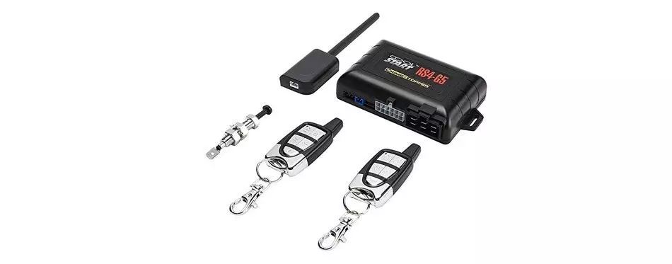 crimestopper rs4-g5 1-way remote car starter and keyless