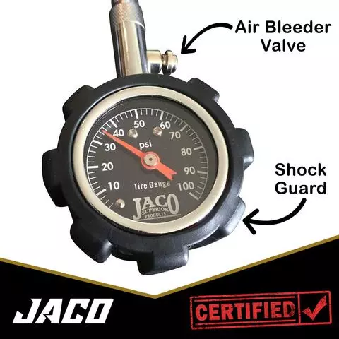 Jaco tire pressure gauge
