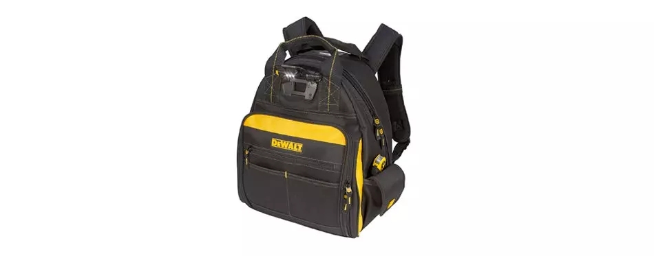 dewalt dgl523 lighted tool backpack