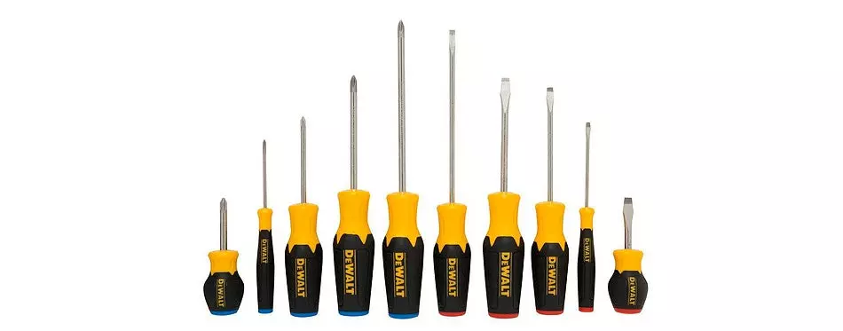 dewalt dwht62513 10 piece screwdriver set