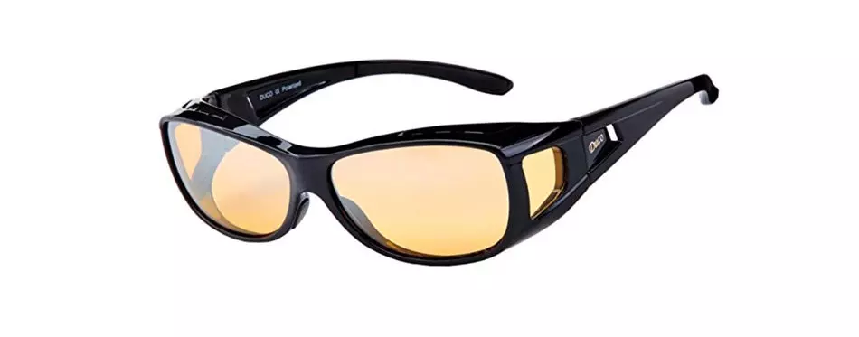 duco night vision polarized driving glasses