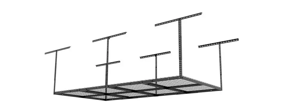 fleximounts 4x8 overhead garage storage rack adjustable ceiling garage rack heavy duty