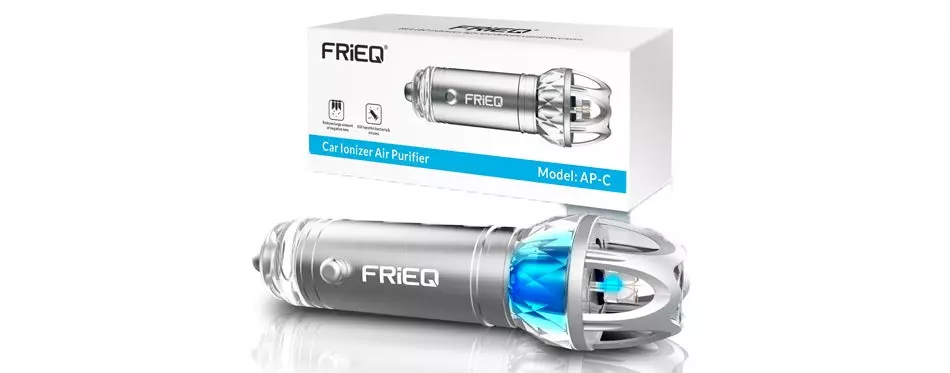 frieq car air purifier, air freshener, and ionic air purifier