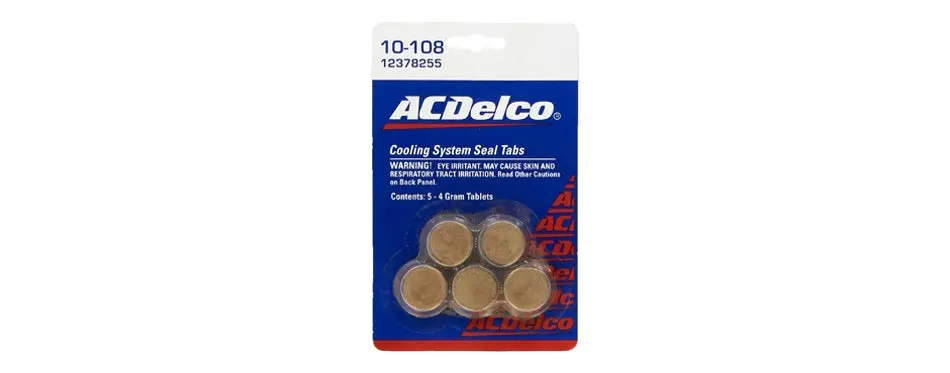 genuine gm acdelco cooling system seal tabs