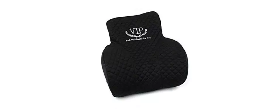 vip luxury black memory foam car neck cushion